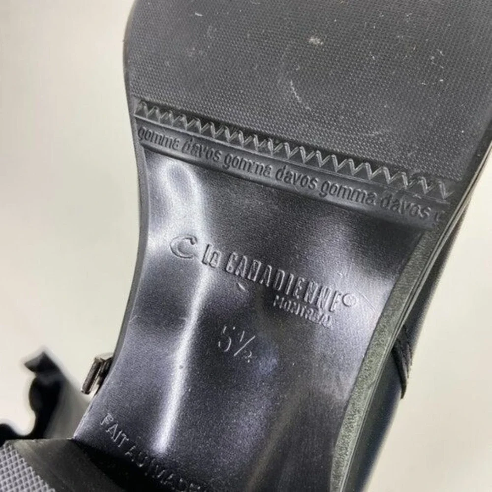 LA CANADIENNE 5.5 Salem Waterproof‎ Bootie Black Leather